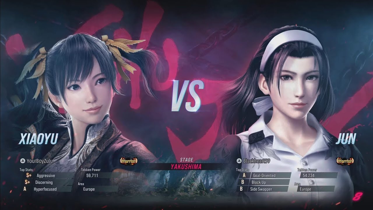 TEKKEN 8 Beta | Ling Xiaoyu vs Jun Kazama