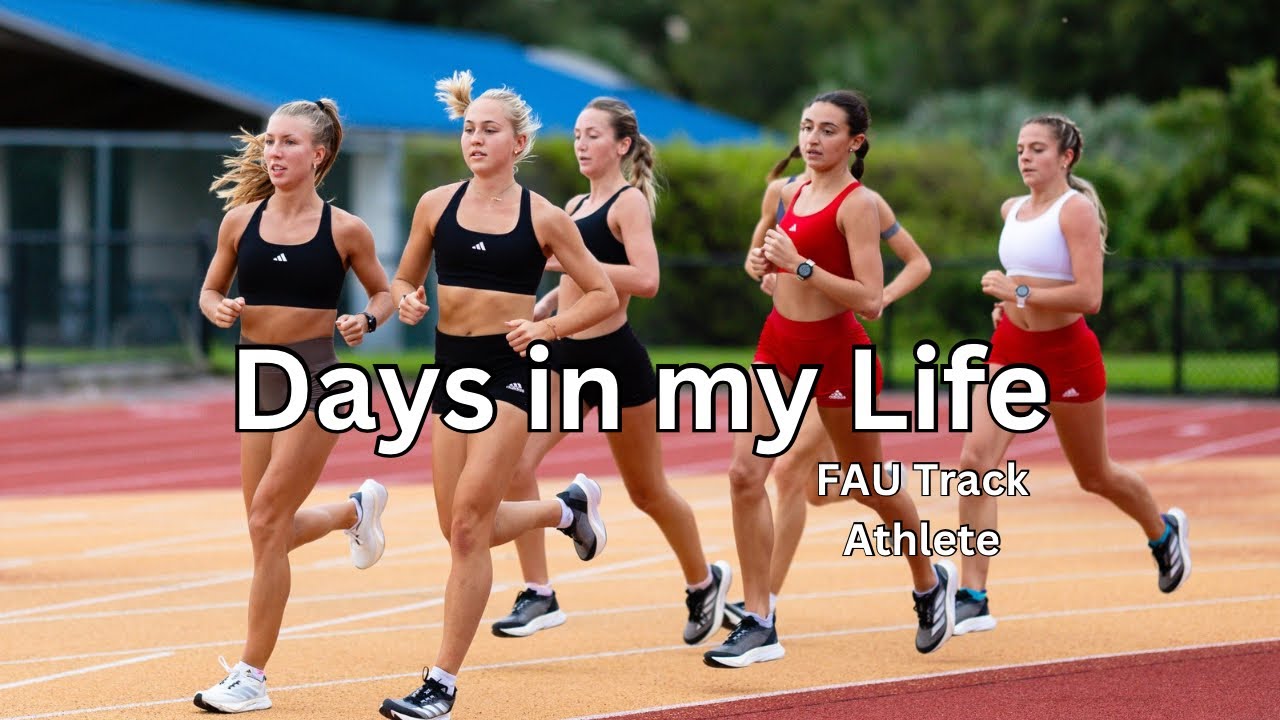 Days in the Life of a college track athlete || FAU VLOG (first days of 2nd semester, running, life)