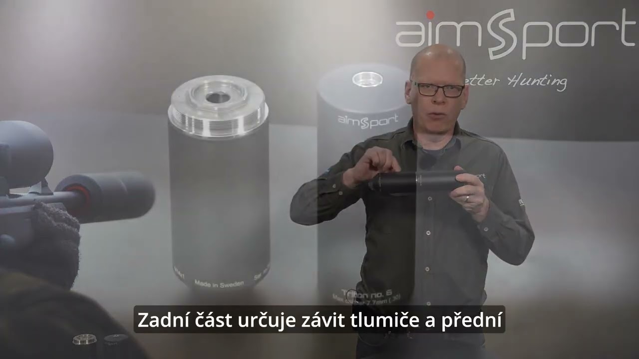 Tlumič Aimsport Triton No.6 | CZ Titulky | Zbraně a střelivo Šubrt