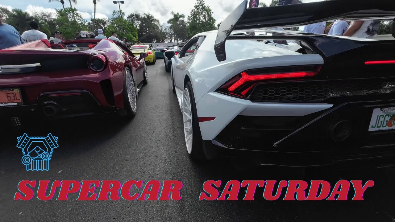 SUPERCAR Saturday Seminole HARD ROCK Miami Florida 4K