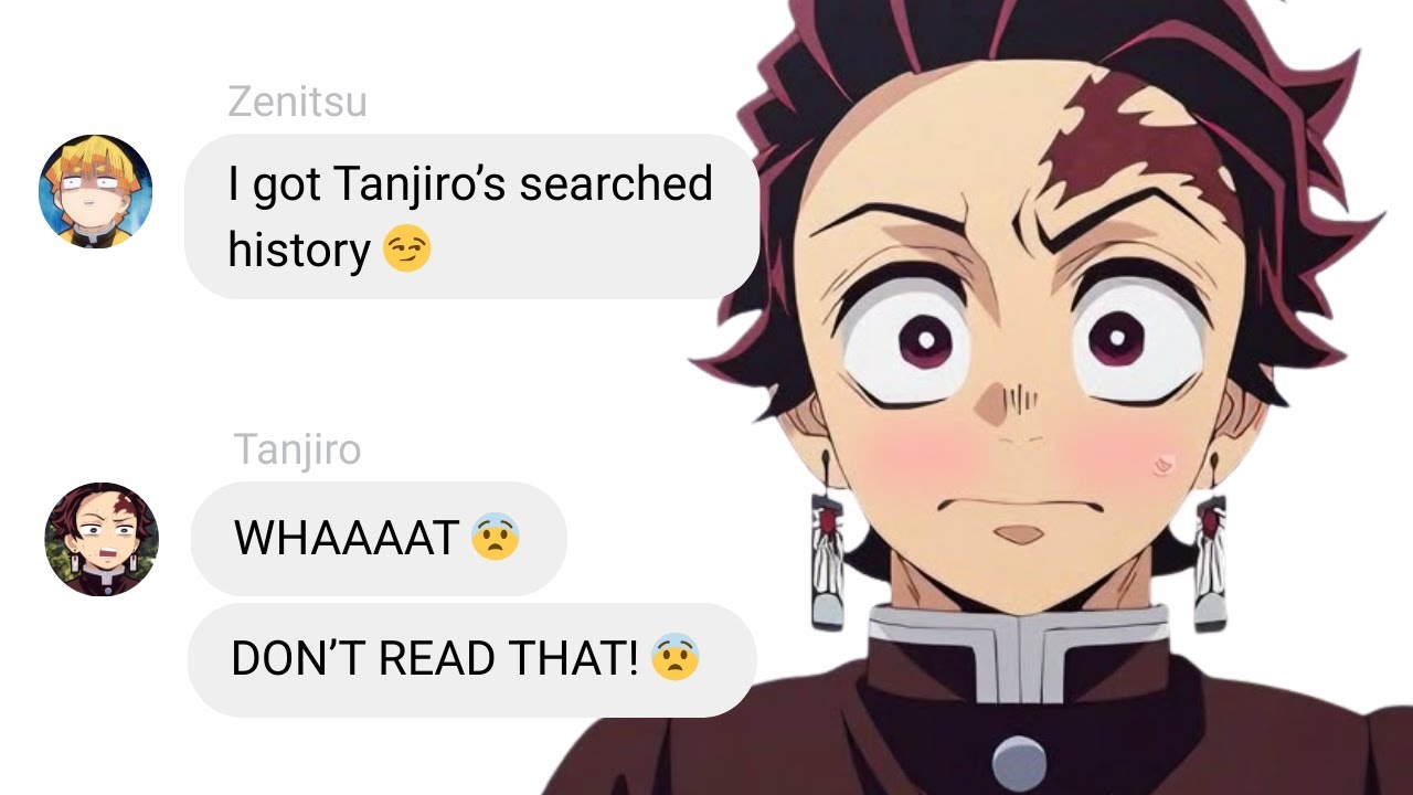 If Zenitsu Got Tanjiro's Search History | Demon Slayer Text Story