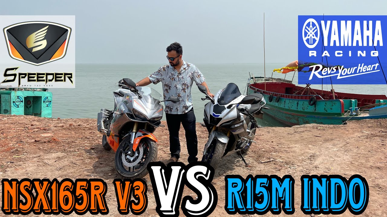 Speeder NSX165R V3 VS Yamaha R15M Indonesia Comparison Review | Specifications, Features & Price