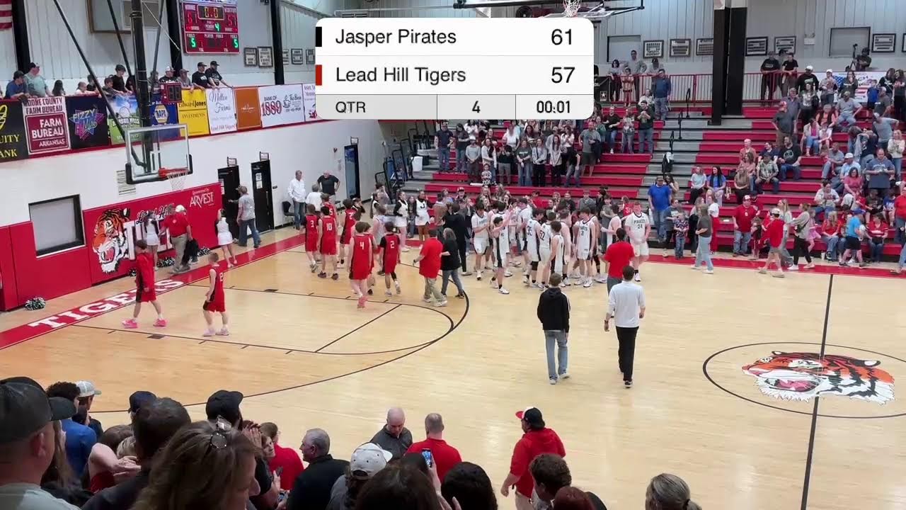 Boys 1A-1 Regional Tournament: Game 7 Jasper Pirates v Lead Hill Tigers