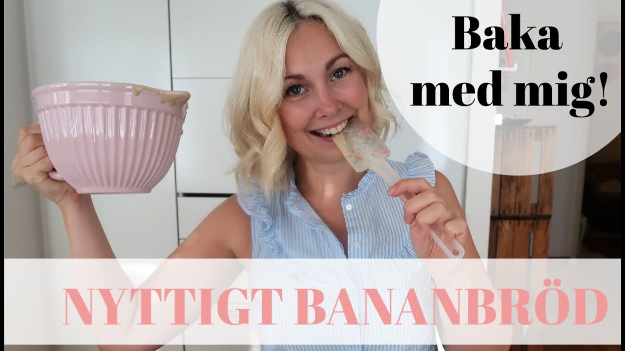Baka med mig! Nyttigt bananbr&ouml;d //Stina M&ouml;llstam