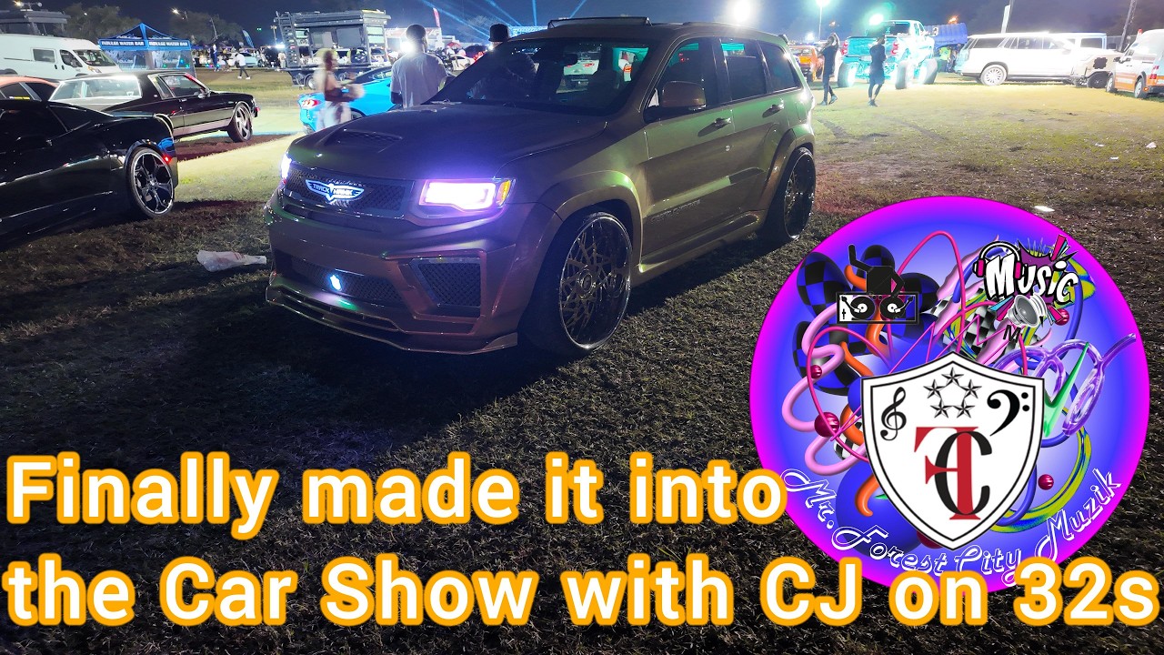 We got into the Car Show witth CJ on 32's
