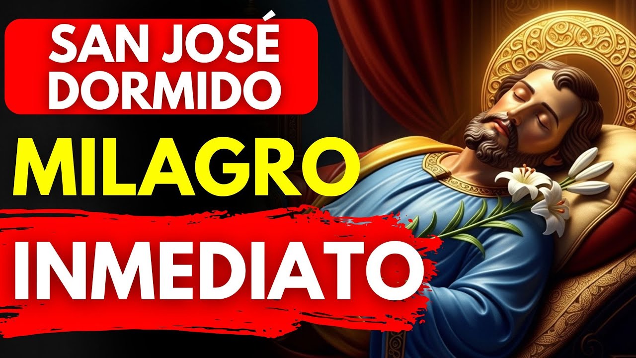 Milagro inmediato con San José Dormido | Oración de urgencia y fe