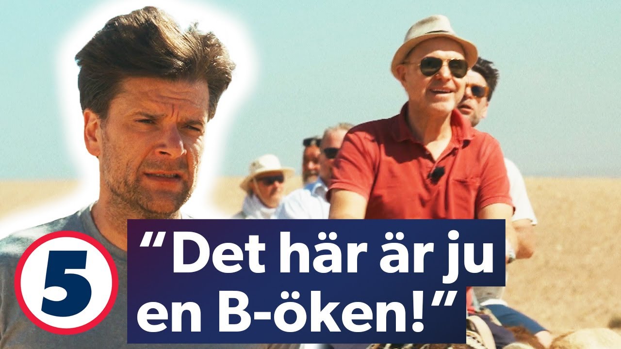 Peter Magnusson & gänget är inte imponerade av ökenlivet | Bättre sent än aldrig | Kanal 5 Sverige