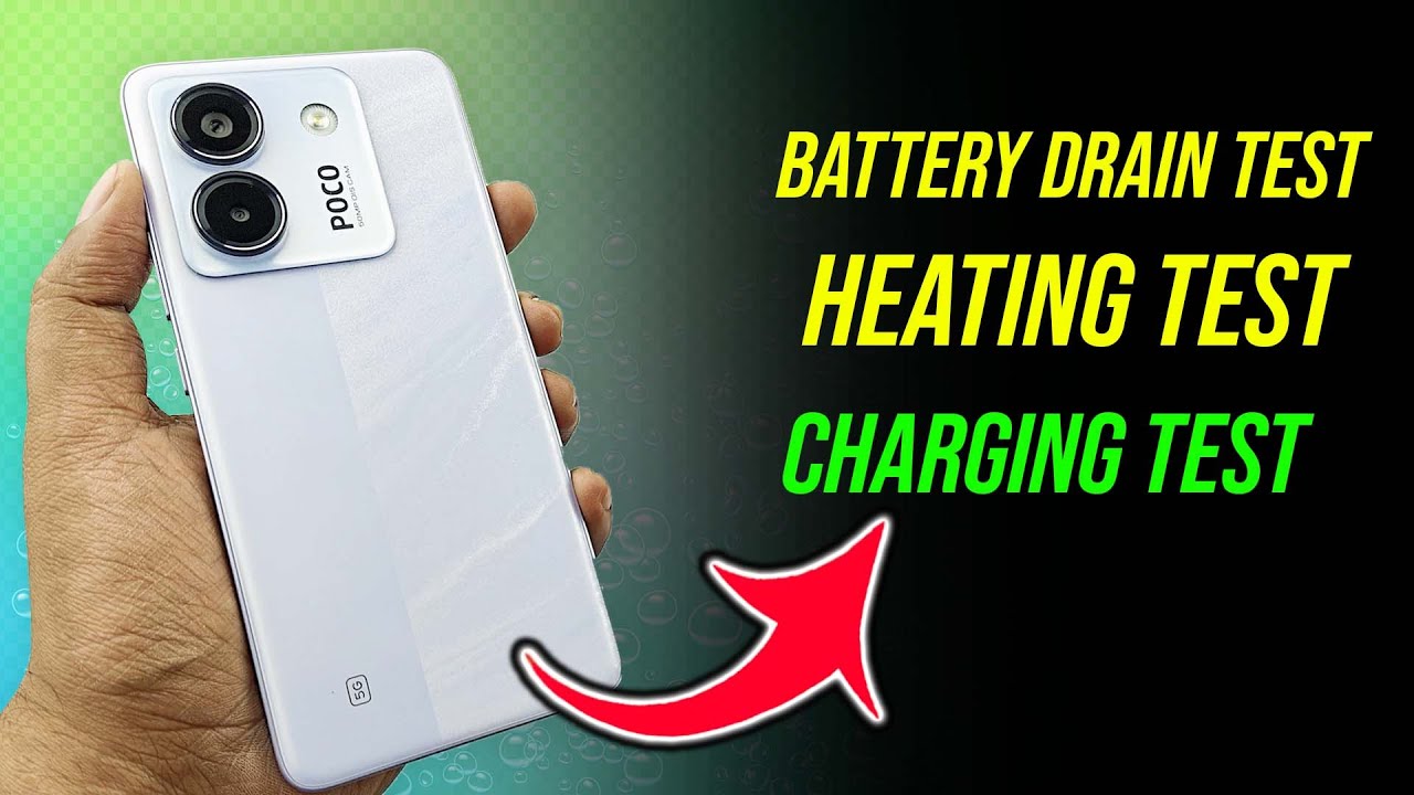 🔥 POCO M7 PRO - Battery Drain Test, Charging Test, Heating Test