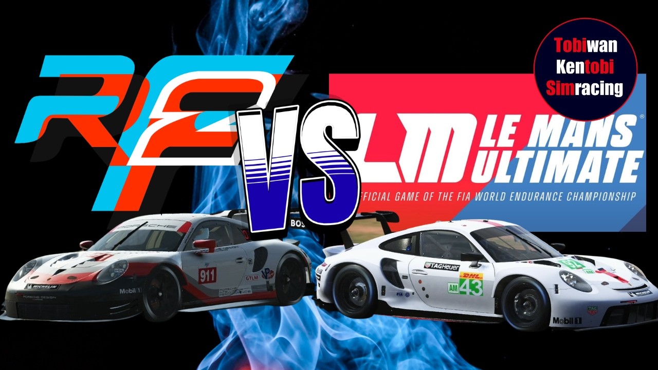 rFactor2 VS Le Mans Ultimate