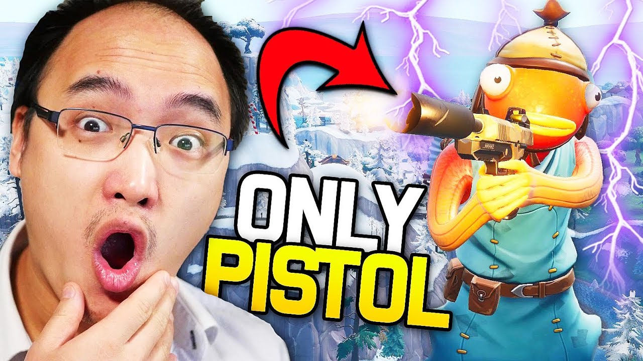 CHALLENGE : TOP 1 AVEC SEULEMENT DES PISTOLETS SILENCIEUX !