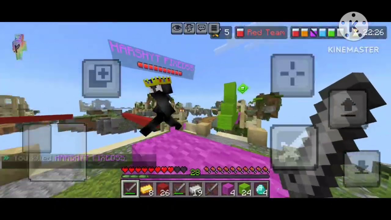 Killing Everyone in Hive Bedwars #youtubevideo 