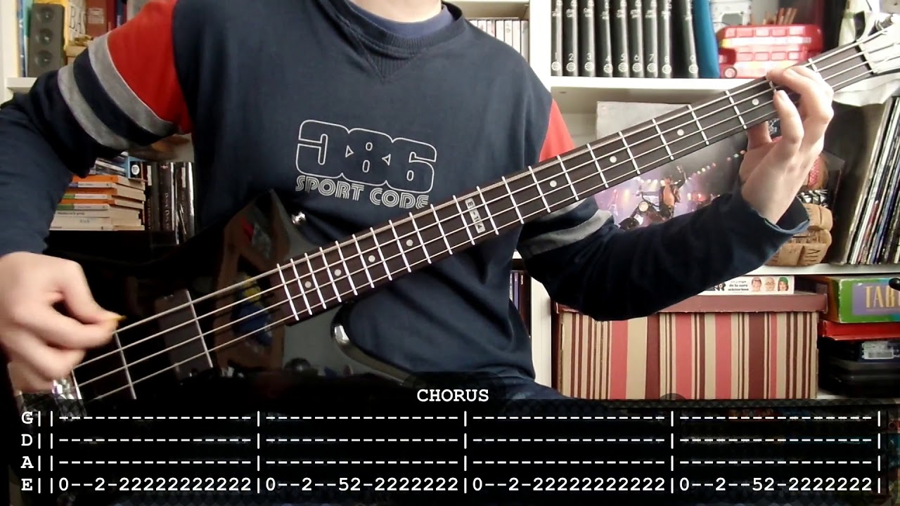 JUDAS PRIEST - Grinder (bass cover w/ Tabs) [full HD]
