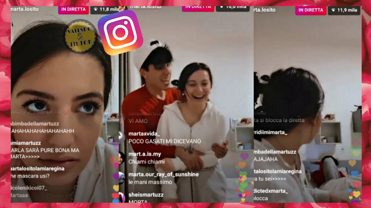 MARTA LOSITO GELOSA DI GIANMARCO ROTTARO DIRETTA INSTAGRAM
