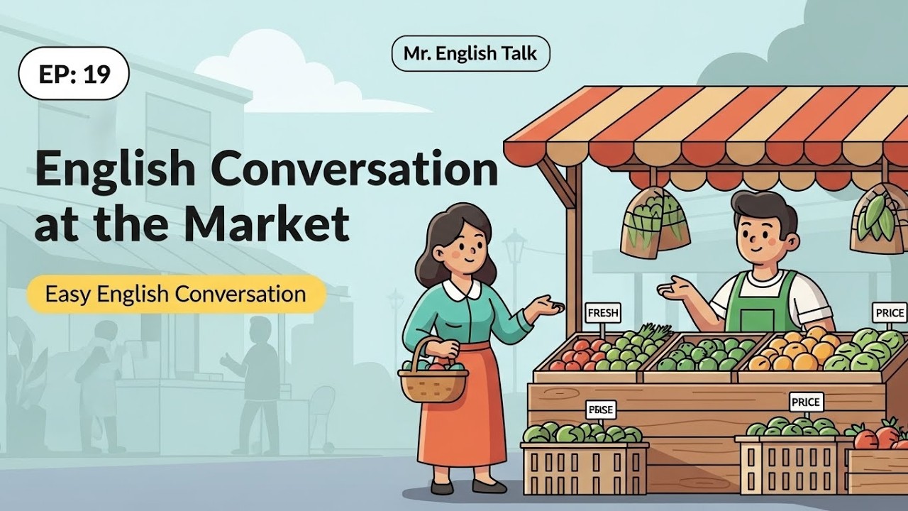 Easy English Speaking | Daily English at the Market #english #speakingeveryday #englishlanguage