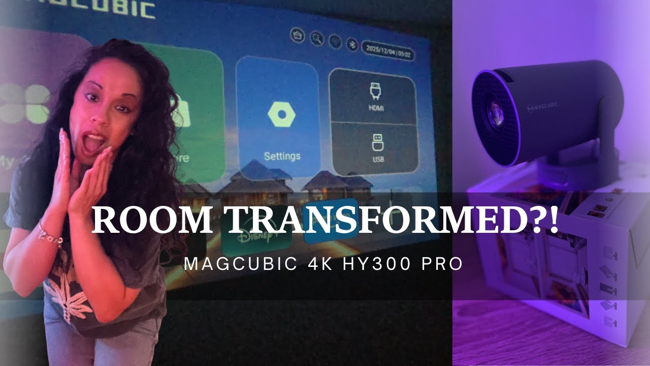 Этот рождественский подарок меня потряс! 🤯 Обзор проектора Magcubic 4K HY300 Pro