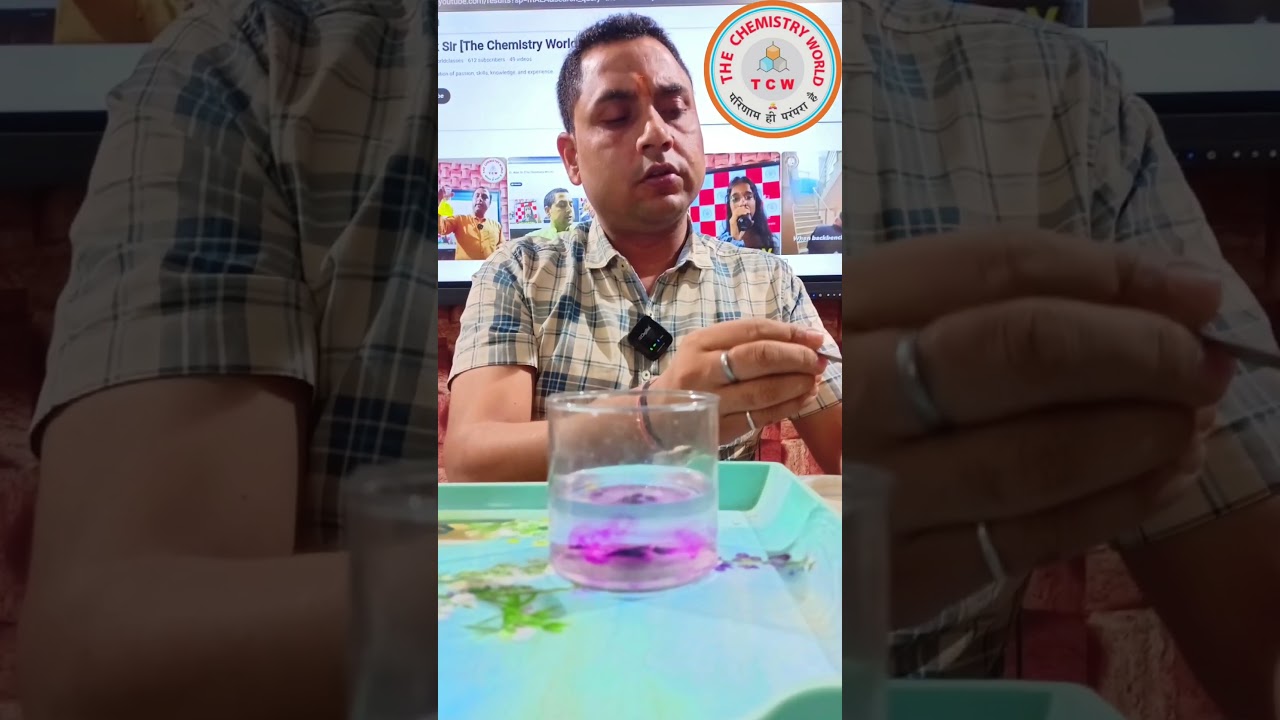 Hot vs Cold Water Solubility Showdown with KMnO4 | TCW | #chemistryisfun #JEE #NEET #magicorscience
