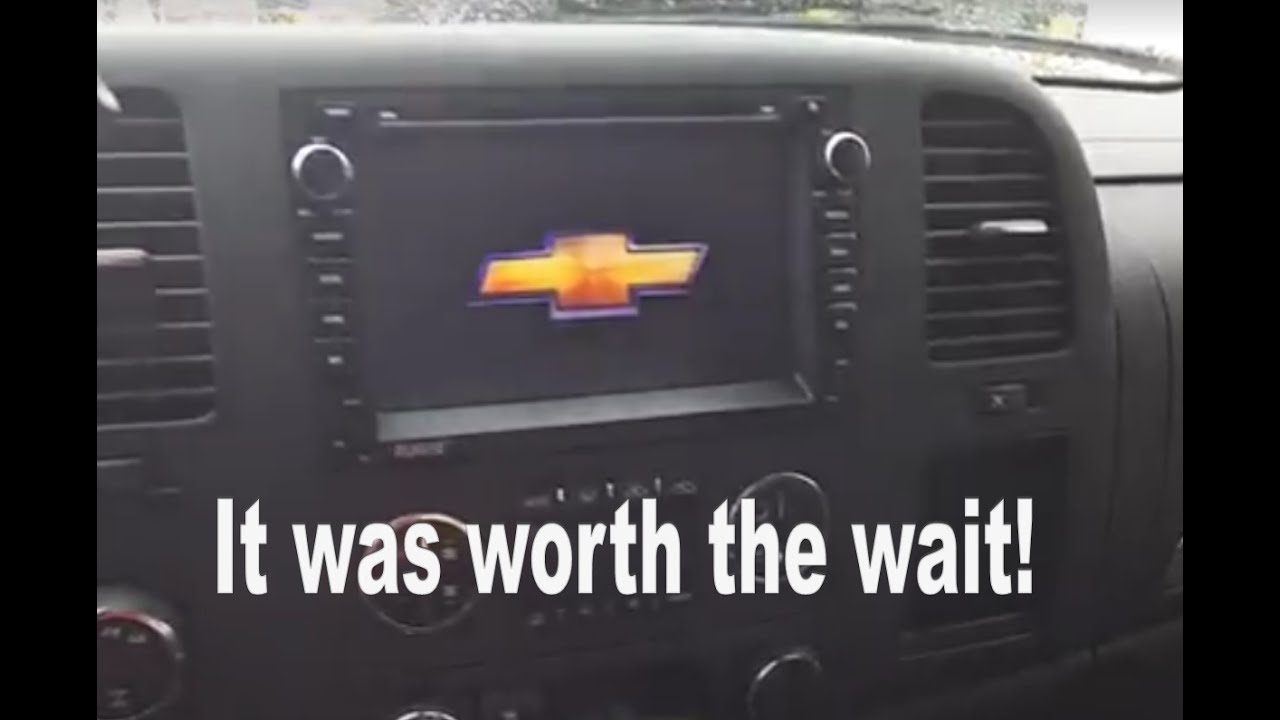 Headunit install on silverado 2500hd