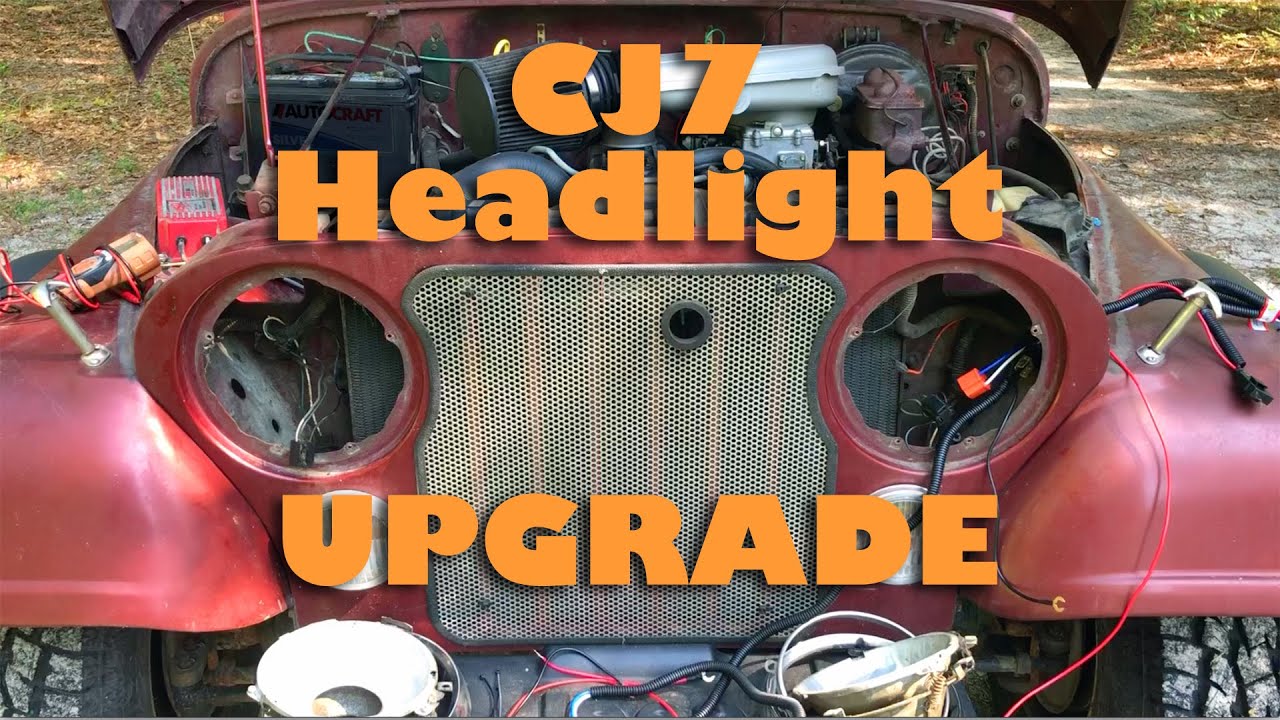 CJ7 Headlight Upgrade