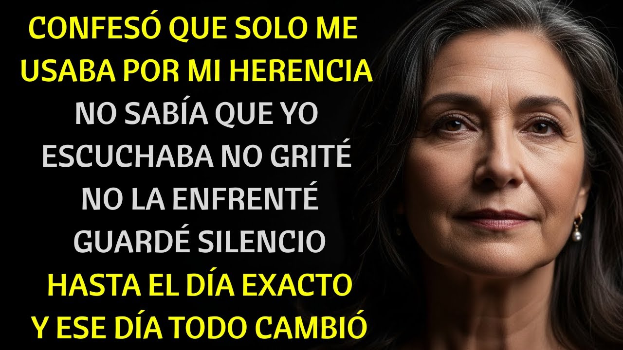 Escuché A Mi Nuera Confesar Que Solo Me Usaba Por Mi Herencia. Guardé Silencio Hasta El Día Exacto