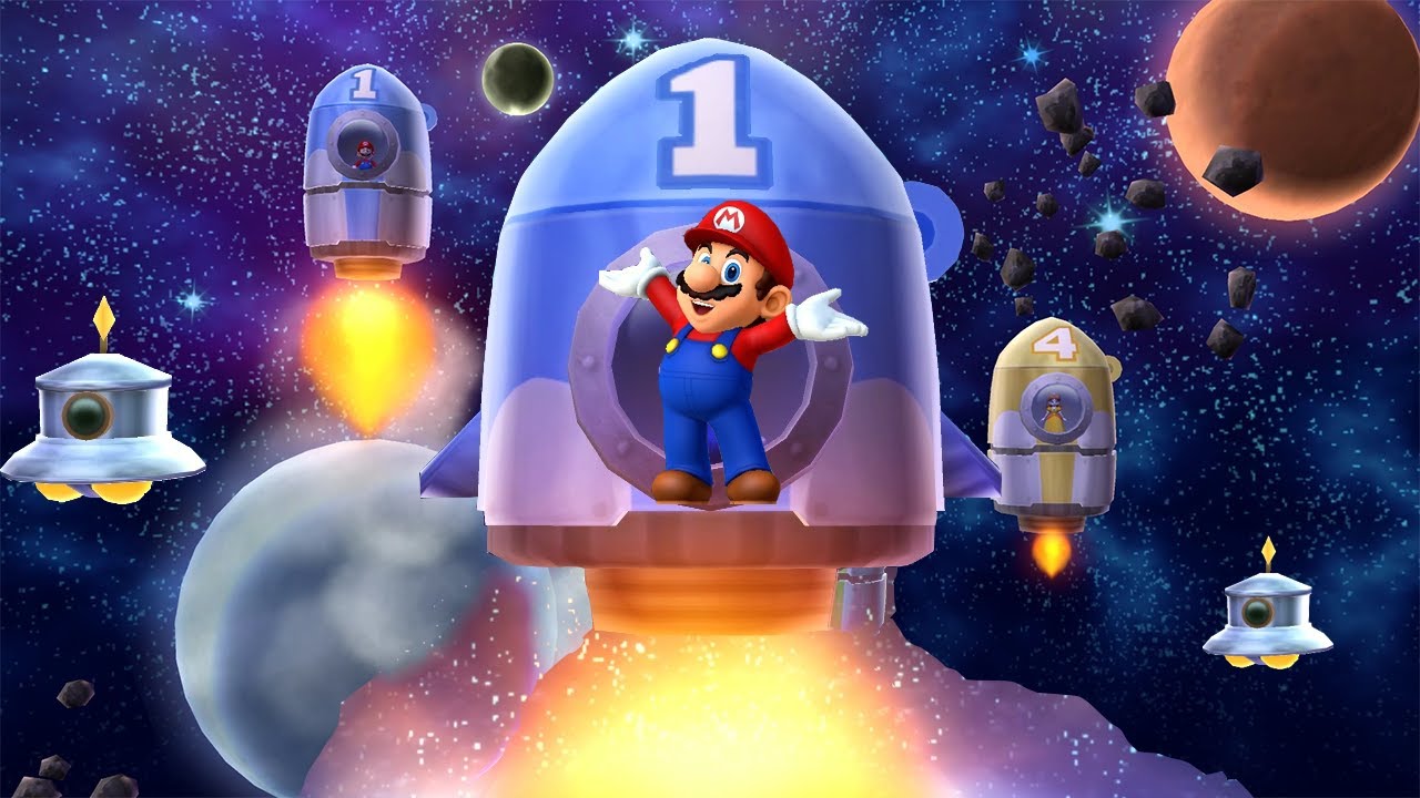 Mario Party 9 - 4 Player Minigames:  Mario vs Peach vs Luigi vs Daisy (Master CPU)