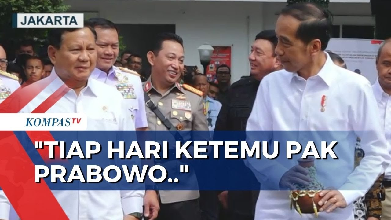 Jokowi Dikabarkan Ketemu Prabowo di Istana: Tiap Hari Ketemu Pak Prabowo!