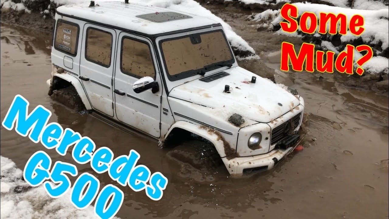 Mercedes G500 | First mud... Tamiya CC-02.