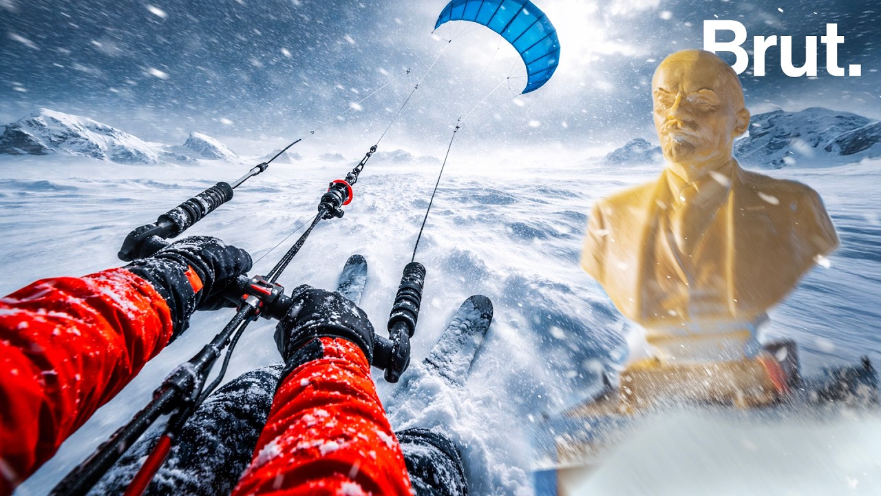Seuls, ils tentent de traverser cet immense désert de glace