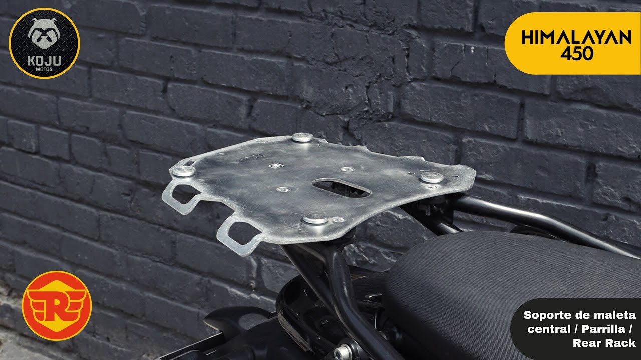 🔧🧰 Royal Enfield HIMALAYAN 450: Soporte maleta central / Parrilla / Rear Rack - KOJU
