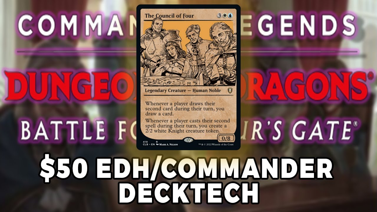 The Council of Four | Brewing with $50 | Commander Deck Tech | EDH | Magic: The Gathering