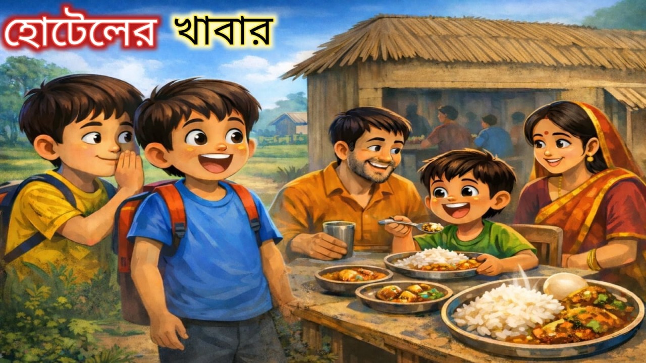 হোটেলের খাবার || Hoteler khabar || Bengali Cartoon || Moral Stories @sheserkobita1
