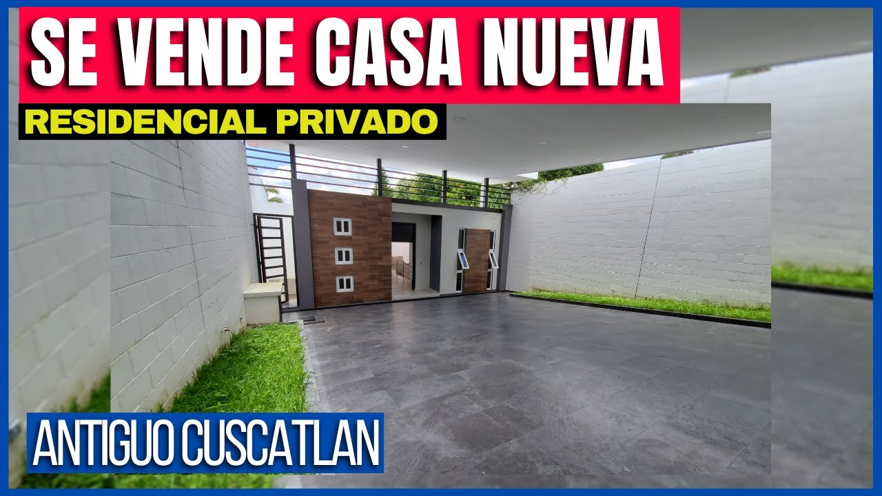 😲NO TE IMAGINAS LA CASA QUE VENDEN EN ANTIGUO CUSCATLAN