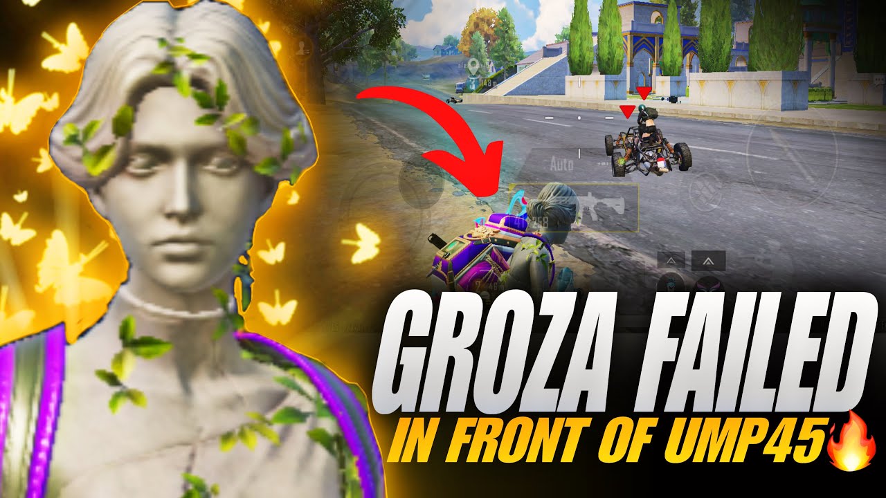 How did Groza fail in front of Ump?😱( ? Kills)4k+60Fps🥵Iphone 11/@BattlegroundsMobile_IN 