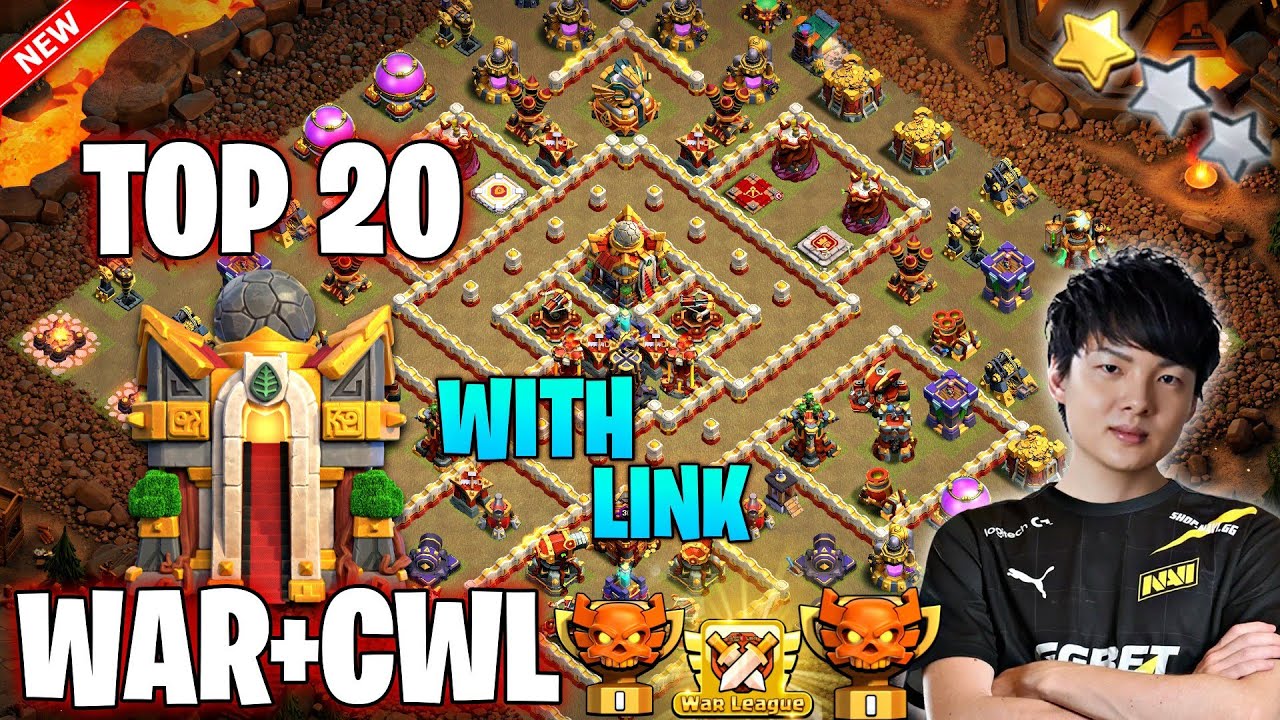 Th16 New *CWL* OP BASE LINK | Anti Root Rider Base Link| Th16 Best WAR Base Link | Anti 2 Star Base