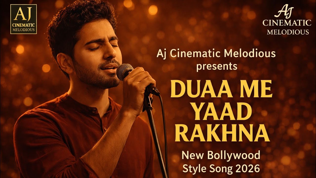 Duaa Me Yaad Rakhna | New Bollywood Style Song 2026 | Aj Cinematic Melodious | Lyrics & : Ajay Valvi