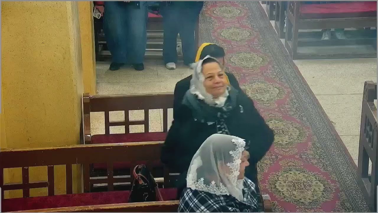 القداس الالهى من كنيسة الشهيدة دميانة بقنا يرأس الصلاة سيدنا الانبا/ اغناطيوس اسقف عام قنا