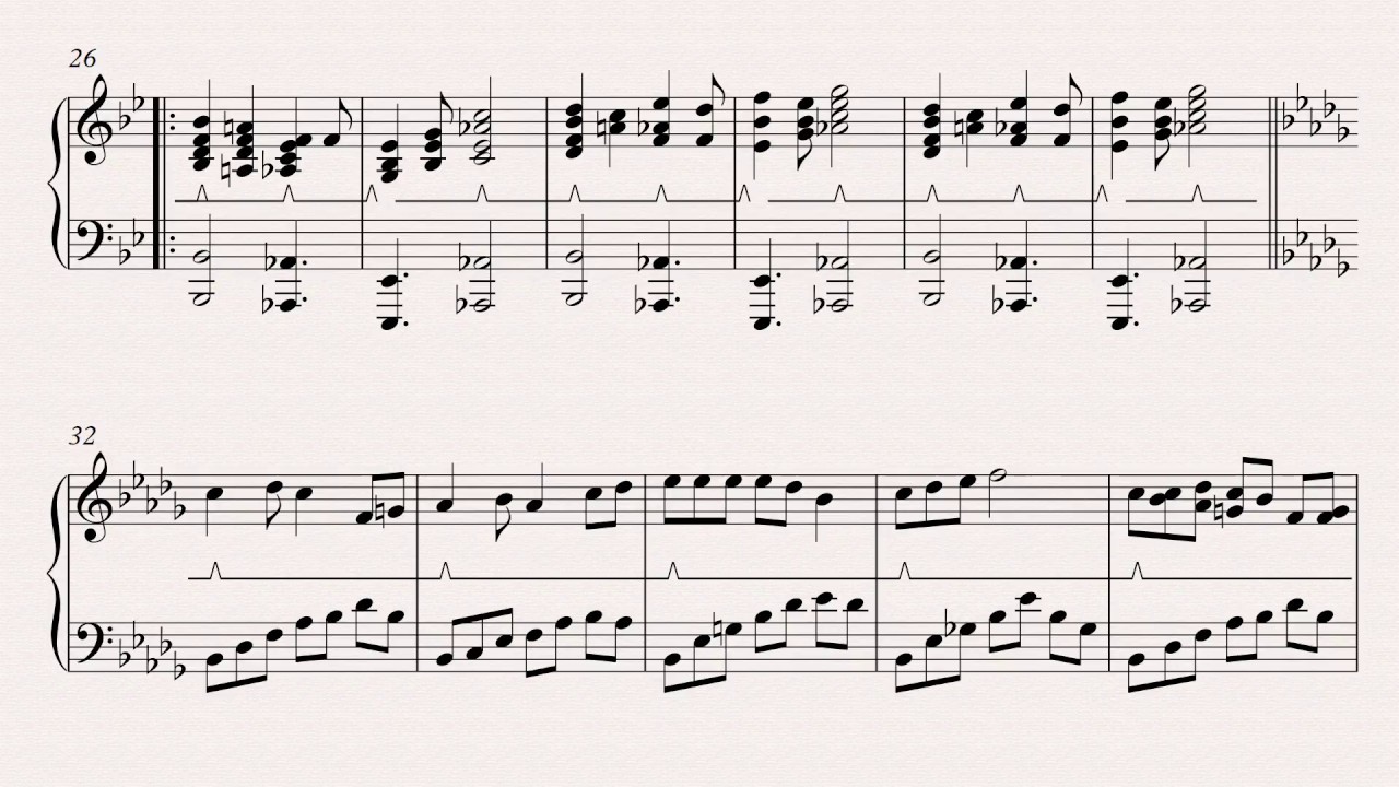 Genesis - Dance On A Volcano - Full Piano Score