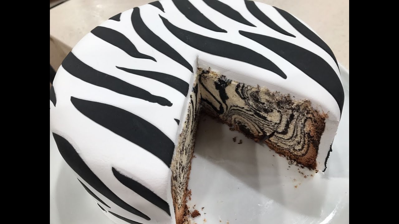 Torta cebra por Isabel Vermal