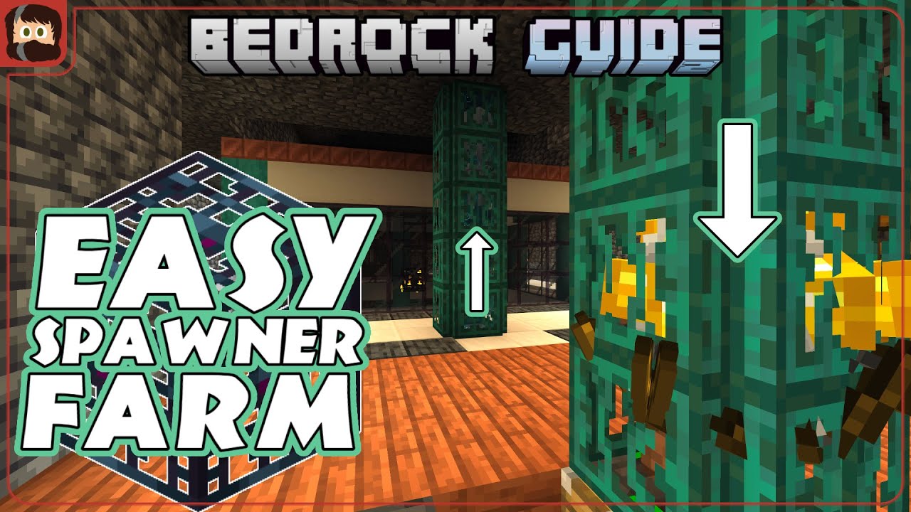 EASY Mob Spawner Farm | Bedrock Guide S2 EP21 | Tutorial Survival Lets Play | Minecraft