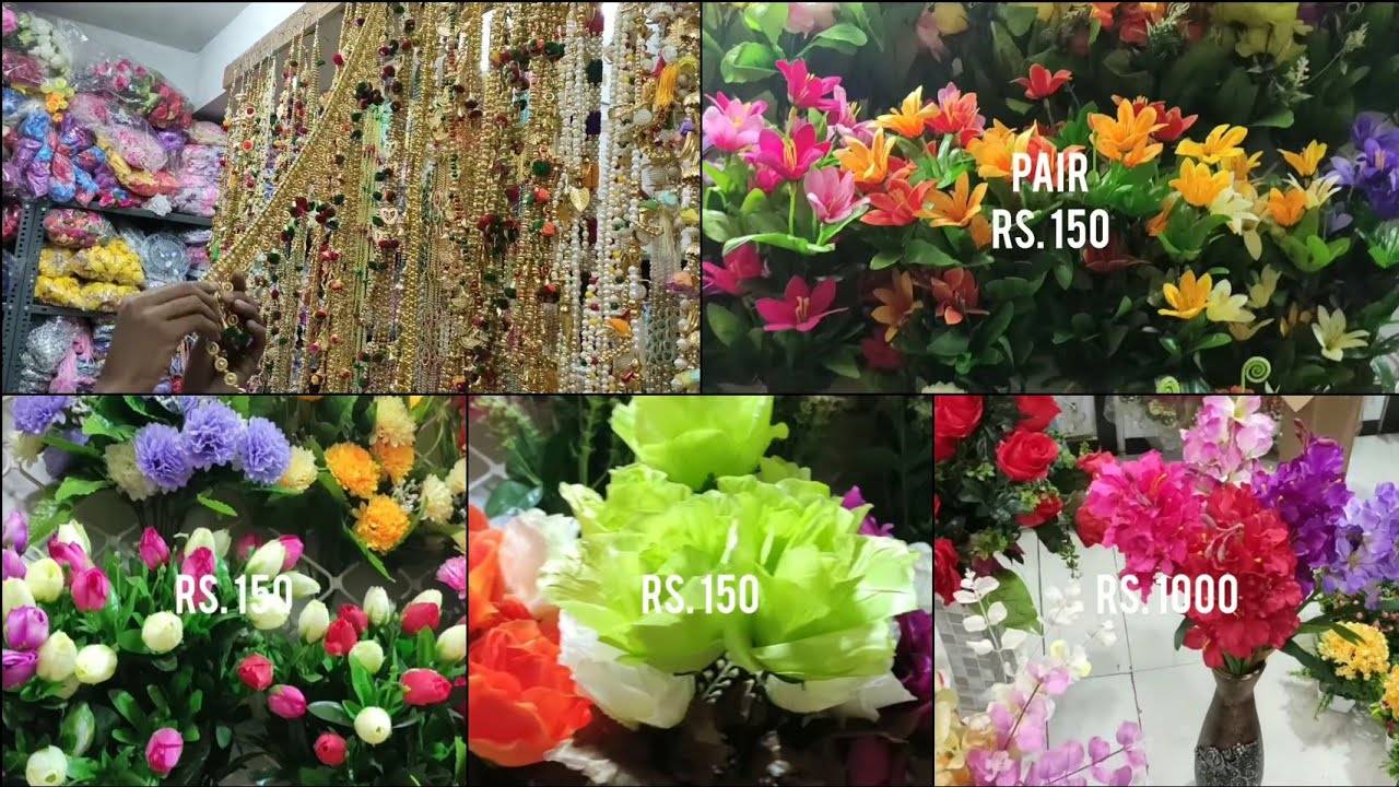 Wholesale & Retail Beautiful Artificial Flowers, Materials, decoration items with price and address