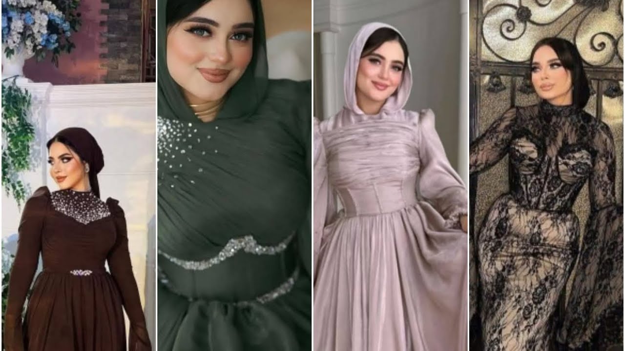افخم فساتين سواريه للمحجبات 2025💖