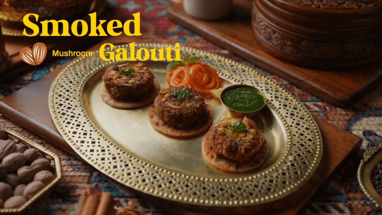 Smoked Mushroom Galouti