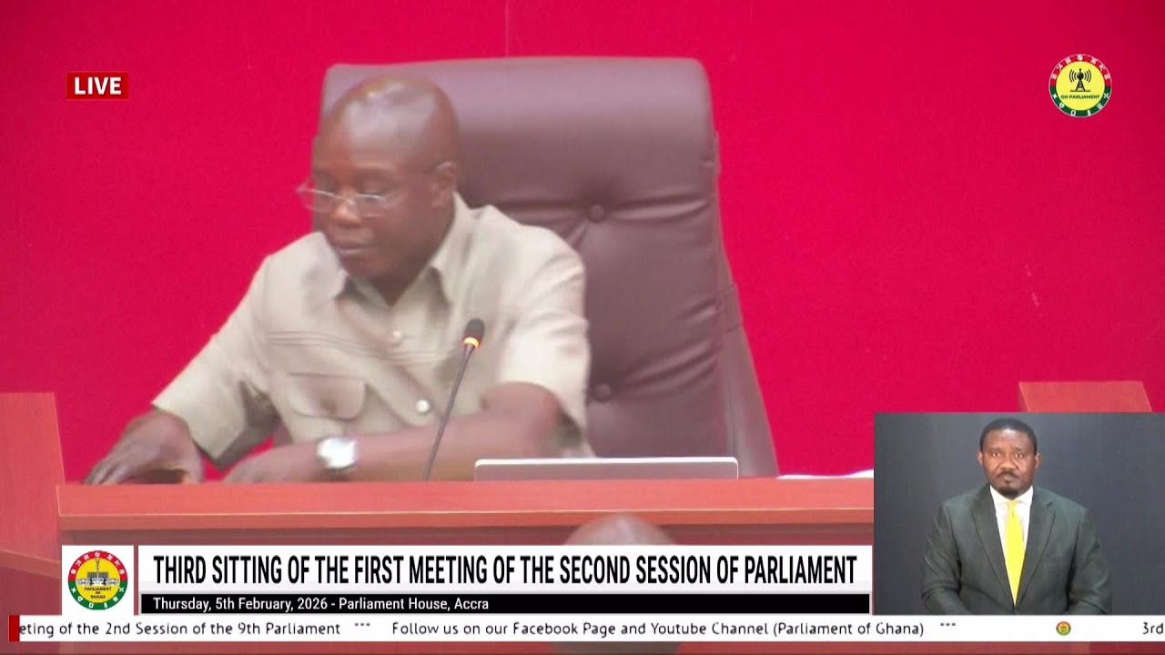 Third Siting of the First Meeting of the Second Session of Parliament || 5th February 2026