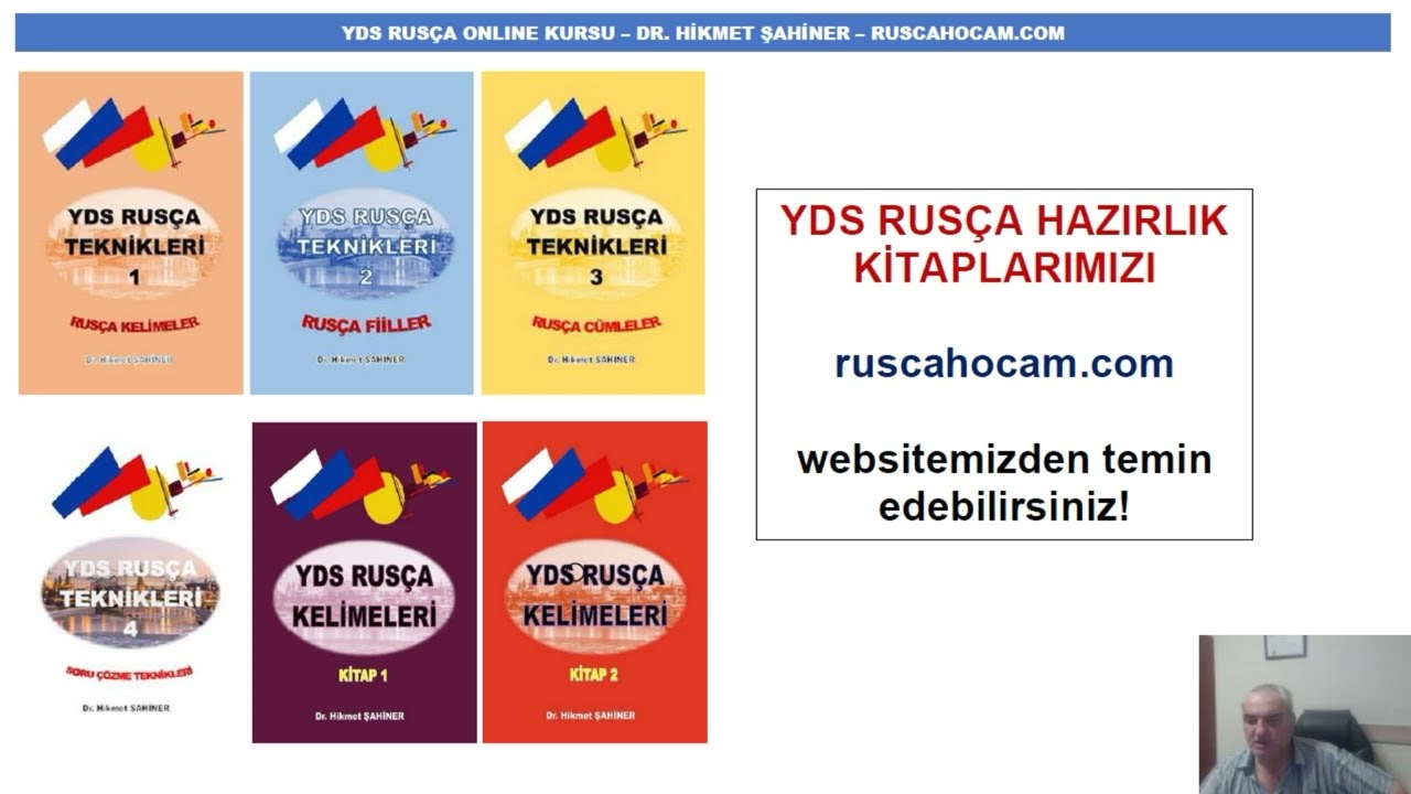YDS – E-YDS Rusça 2024 Sınavı Çıkmış Soru Çözümleri - Bölüm 1