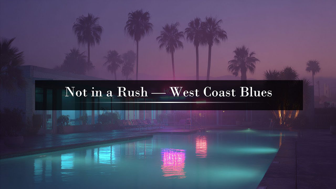 Midnight West Coast Blues: Neon Hotel & Poolside Melancholy | Deep Reboot Instrumental