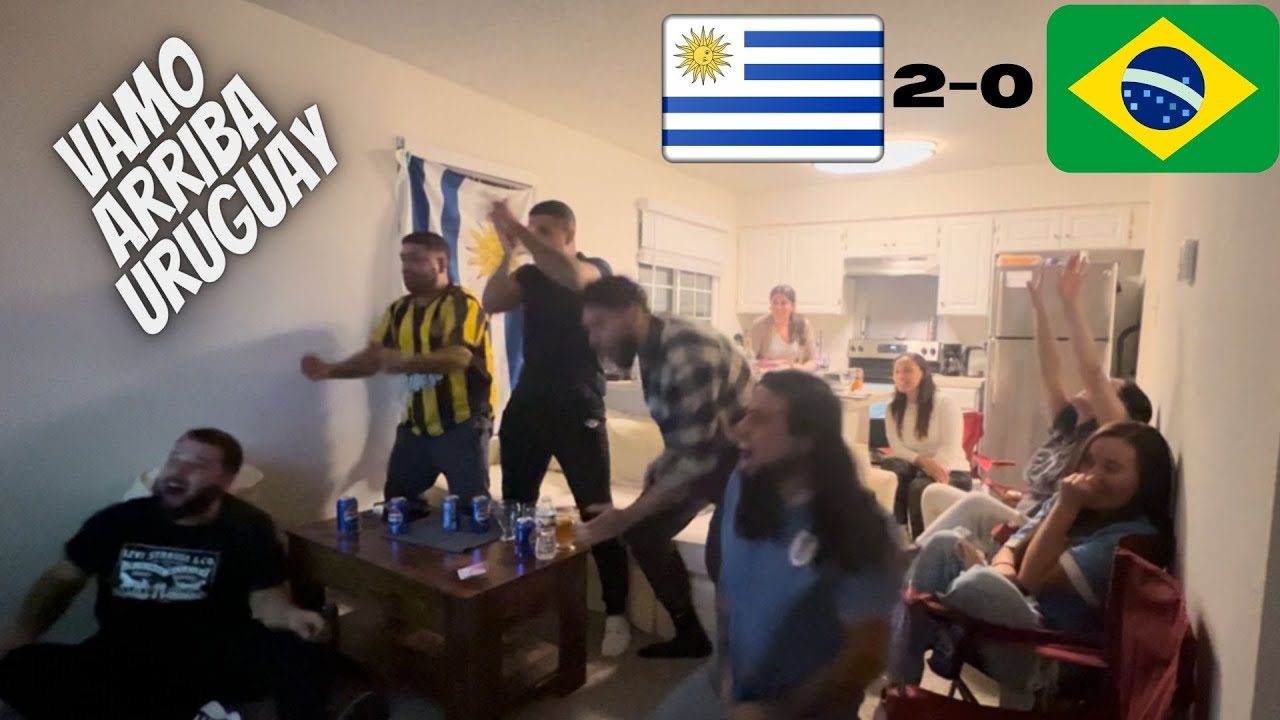 Uruguay 2-0 Brasil | Reaccion De Hinchas Uruguayos