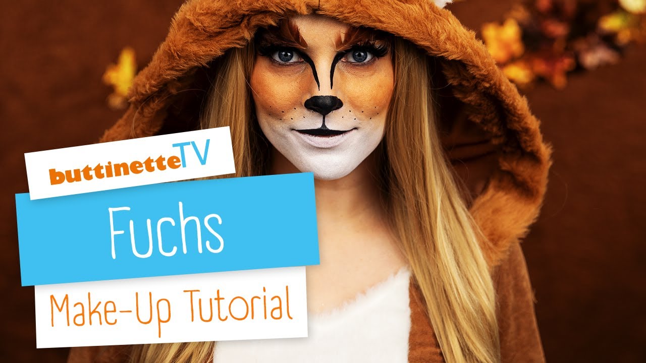 Fuchs schminken | buttinette TV [MAKE-UP TUTORIAL]