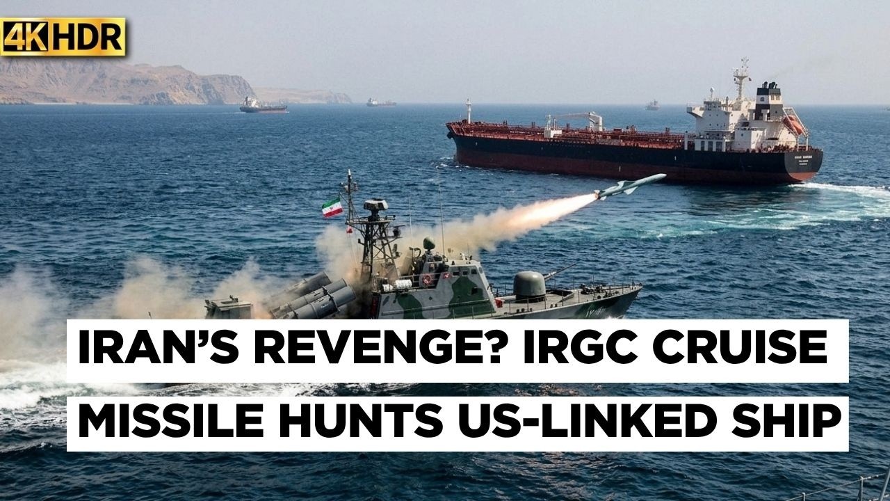 IRGC Fires Cruise Missiles at US-Israel-linked Ship in &lsquo;revenge Strike&rsquo;, Iran Says Army 'Ready' |4K