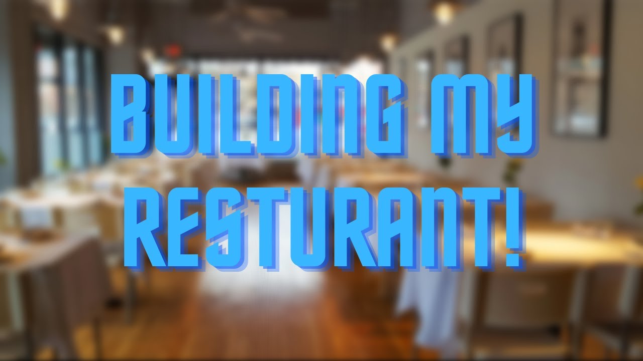 I built my own resturant!