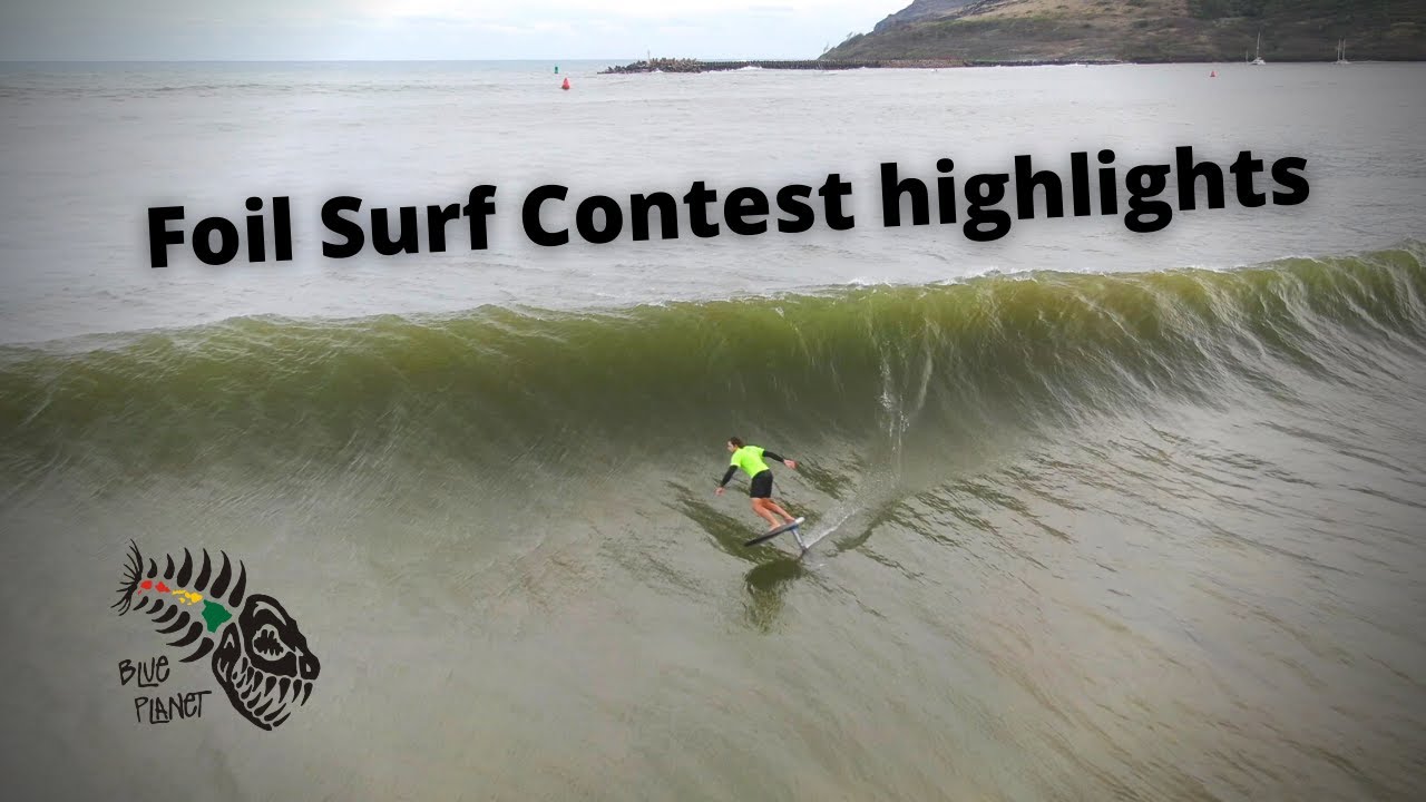 Foilers of Aloha Classic-  Kalapaki surf foiling contest highlights