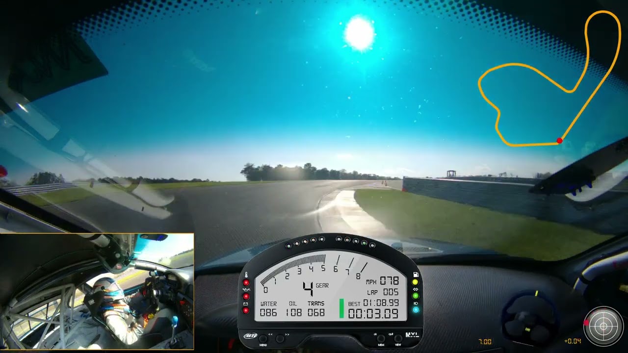 Chasing Porsche 992 cup car at NJMP